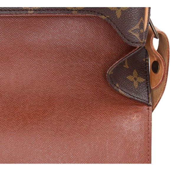 Louis Vuitton Cartouchiere GM Brown Monogram Leather Shoulder Bag M51252 - Picture 11 of 15